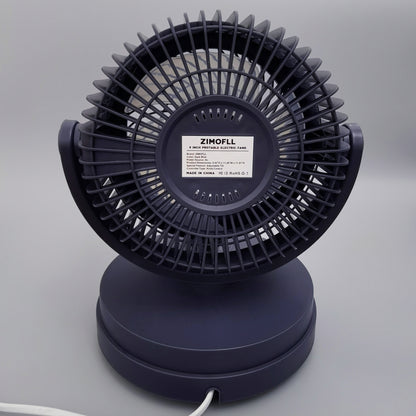 ZIMOFLL Air Circulator Electric Fan,Small Quiet Table Fan with Base-Mounted Controls,3 Speed Cooling Fan,Floor Fan for Whole Room Home Bedroom Office