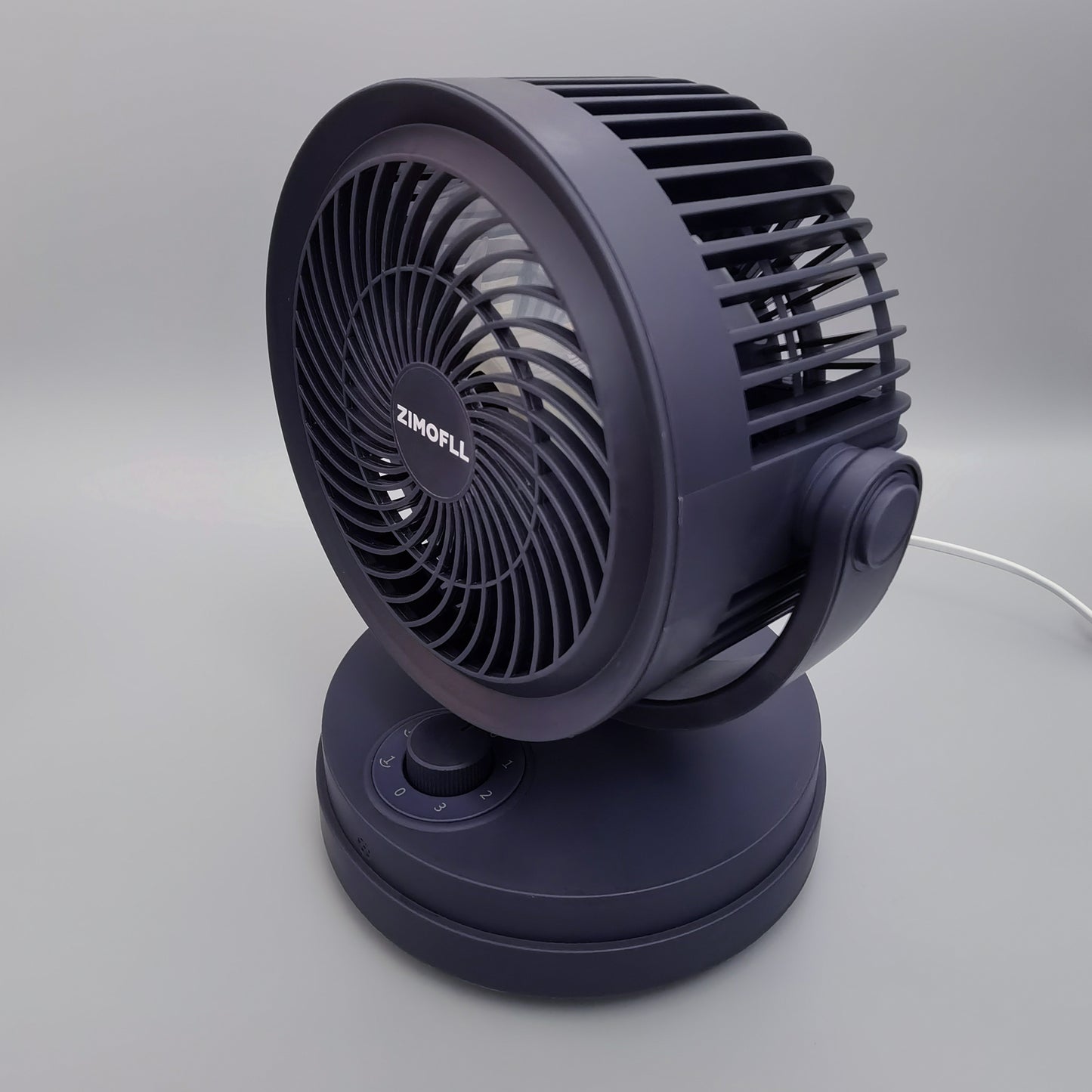 ZIMOFLL Air Circulator Electric Fan,Small Quiet Table Fan with Base-Mounted Controls,3 Speed Cooling Fan,Floor Fan for Whole Room Home Bedroom Office