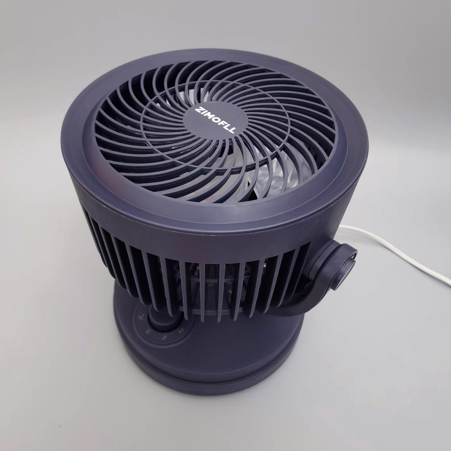 ZIMOFLL Air Circulator Electric Fan,Small Quiet Table Fan with Base-Mounted Controls,3 Speed Cooling Fan,Floor Fan for Whole Room Home Bedroom Office